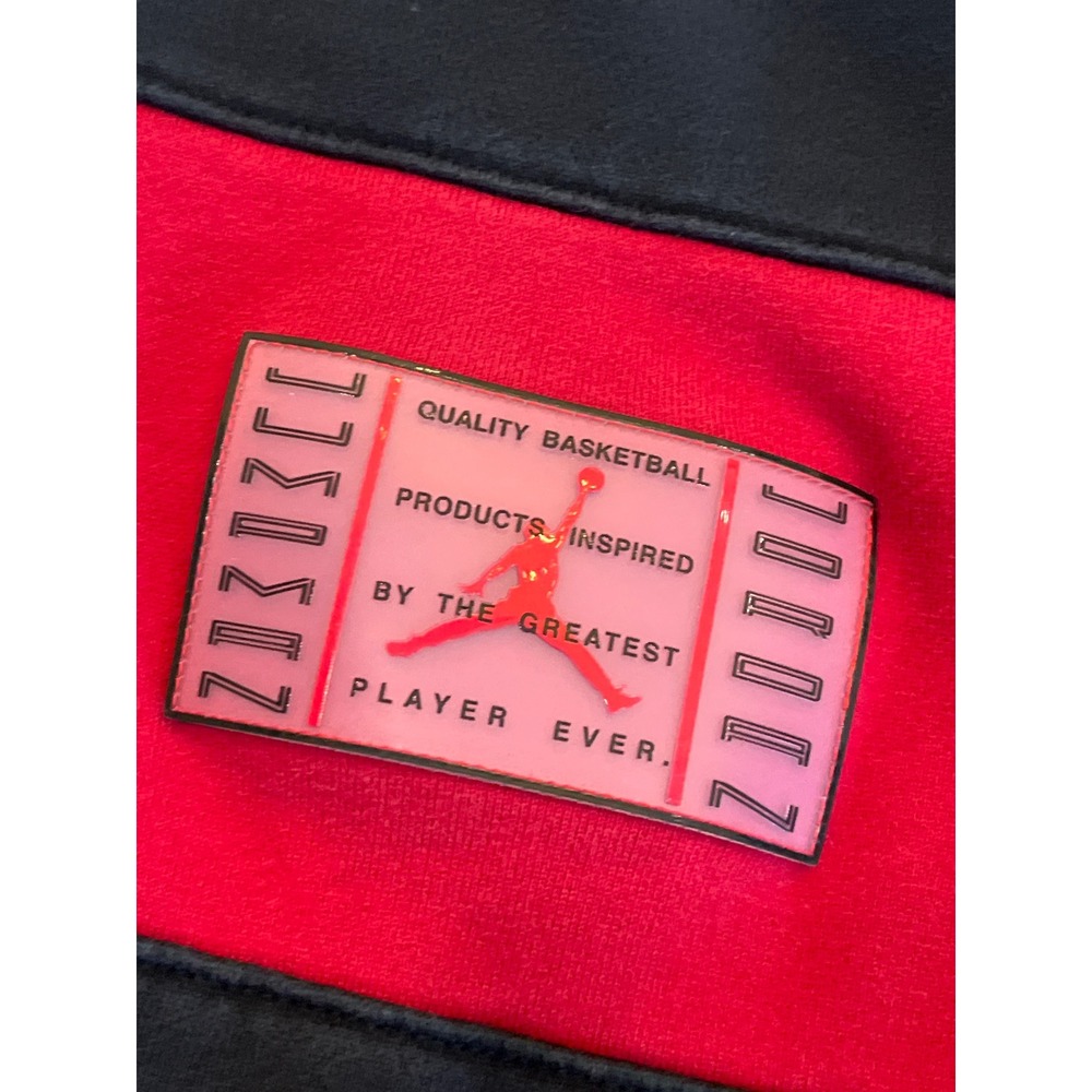 Jordan Mens Colorblock Pullover Hoodie Black‎ Red White Jumpman XL CV2244-010